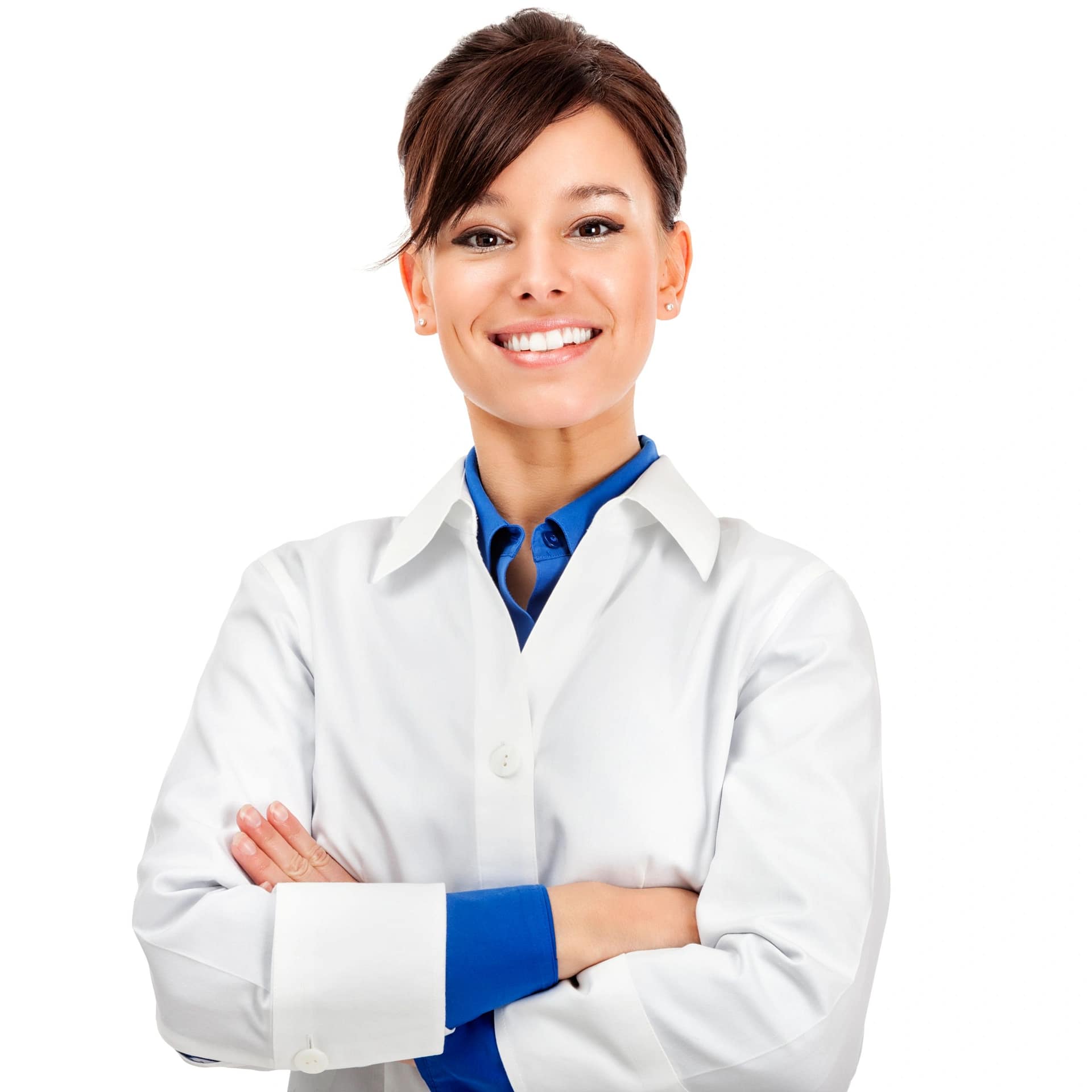 Portrait of a medical worker with arms folded